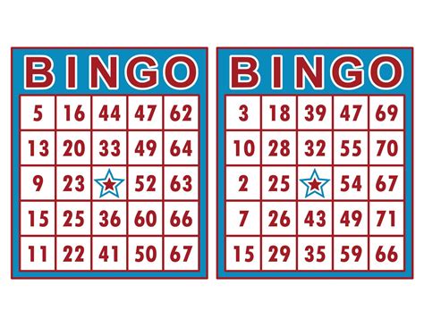 Pin On Patriotic Bingo Cards