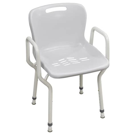 Shower Chair Heavy Duty With Arms And Plastic Seat K Care Healthcare