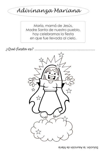El Rincón De Las Melli Adivinanza Asunción De María Peanuts Comics