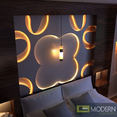 Modern Design Led Lit 3d Wall Panel Led 3dwalldecor Led