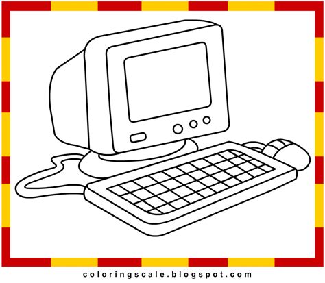 What kind of coloring pages can i use on my computer? Computer Coloring Pages - Kidsuki