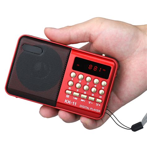 Digital Portable Fm Radio With Speaker And 35 Mm Earphone Jack Pocket