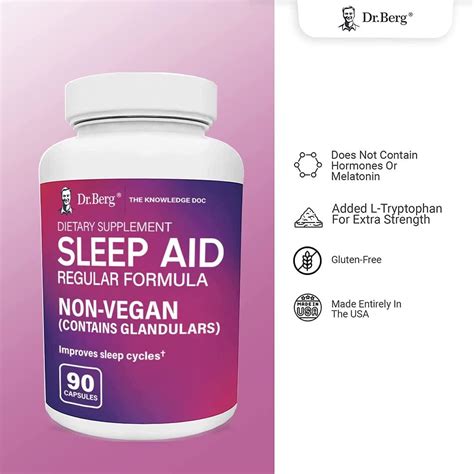 Dr Berg Sleep Aid Regular Formula Natural Support For Deep Sleeping