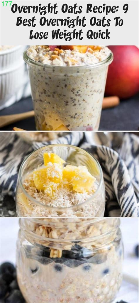 Calorie restriction is effective for weight loss, according. lose more weight overnight in 2020 | Overnight oats recipe ...