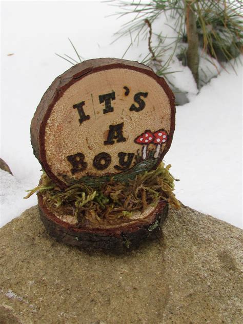 It S A Boy Rustic Cake Topper Rustic Baby Shower Cake Etsy