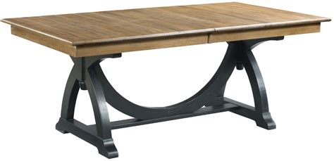 Stone Ridge Extendable Rectangular Trestle Dining Table From Kincaid