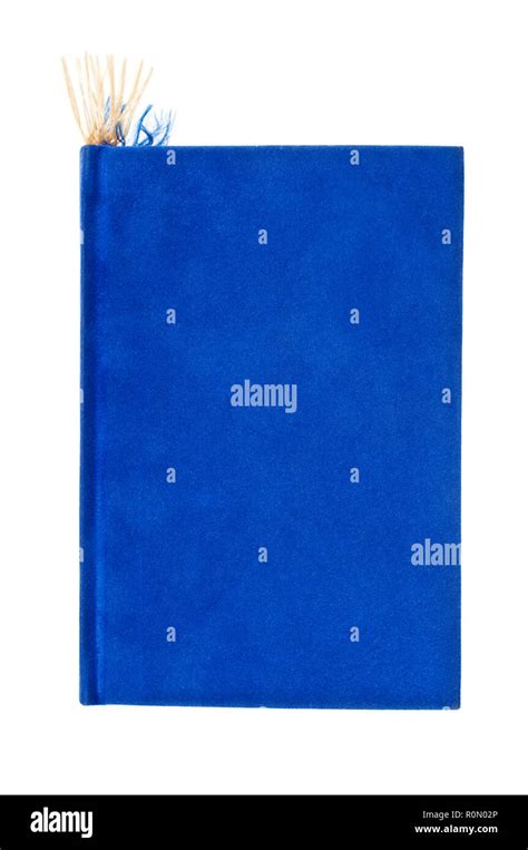 Blue Book Isolated On White Background Stock Photo Alamy