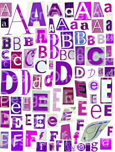 Letter Collage Collage Art Collages Alphabet Stickers Printable