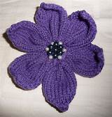 Knitted Flower Pattern Images
