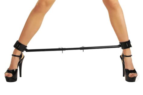 Ballistic Metal Adjustable Spreader Bar With Cuffs Bdsm Bondage Wrist Arm Ankle Leg Spread