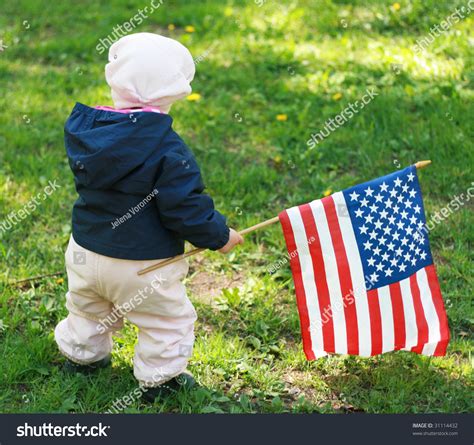 Babygirl American Flag Stock Photo 31114432 Shutterstock