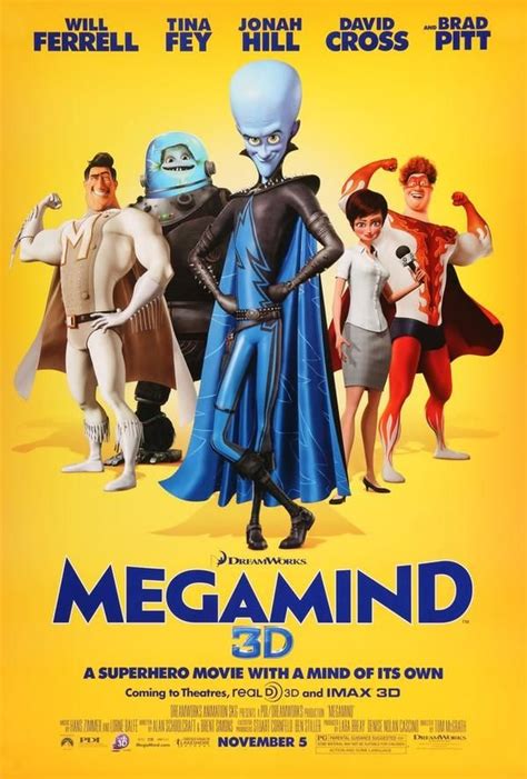Megamind 2010 Original One Sheet Movie Poster Megamind Movie