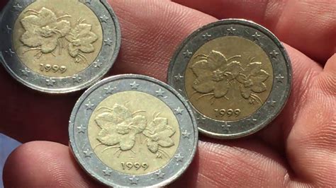 Finland 2 Euro 1999 Error Coin Defect Rare Youtube