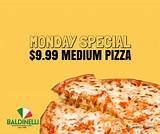 Photos of Monday Pizza Specials