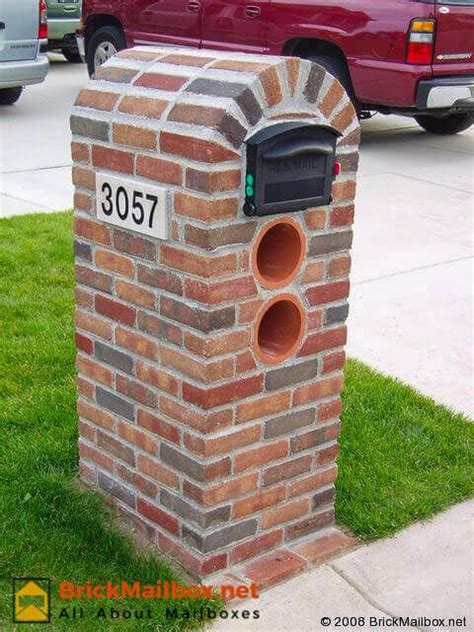 How To Build Brick Mailbox In Pictures Brick
