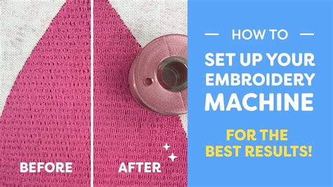 Maura Kang How To Set Up Your Embroidery Machine For The Best Results