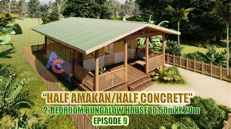 Low Cost 2 Bedroom Half Amakanhalf Concrete Bungalow Simple House