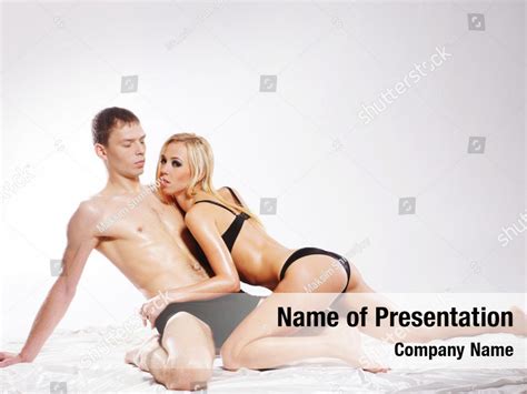 Naked Man Kissing PowerPoint Template Naked Man Kissing PowerPoint