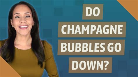 Do Champagne Bubbles Go Down Youtube
