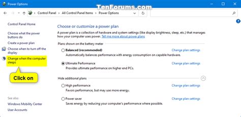 How To Change Computer Sleep After Time In Windows 10 Tutorials