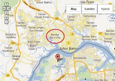 Bandar baru uda is a suburb in johor bahru, johor, malaysia. JB Impian Homestay: Peta dan gambar satelite ke JB Impian ...