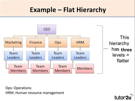 Hierarchical Structure Hierarchy Chart