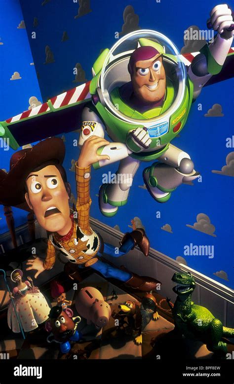 Woody Buzz Lightyear Toy Story 1995 Stock Photo Alamy