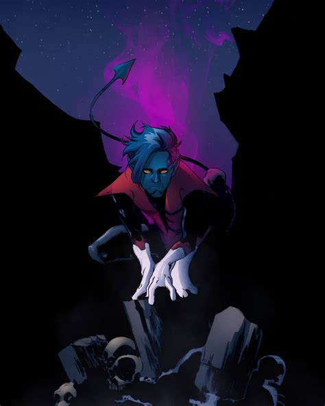 Nightcrawler Fan Art I Drew And My Friend Painted Let Me Know What Do