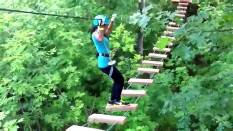 Treetop Trekking Ziplining & Aerial Course!! - YouTube