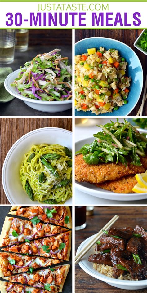 30-Minute Meals #recipe | Meals, Food, Quick easy meals