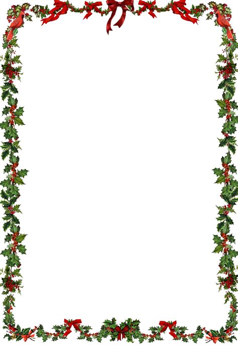 Weihnachtsrahmen Png Clipart Png Mart