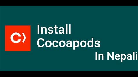 Install Cocoapods On Mac Os M1 Chip Youtube