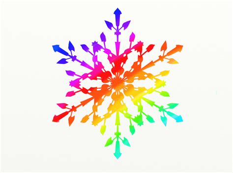 Rainbow Snowflake 2 By Dragon99099 On Deviantart