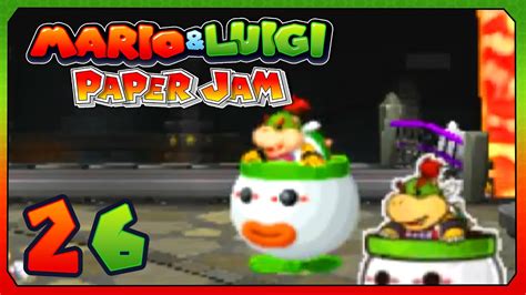 Mario And Luigi Paper Jam Bros Part 26 Paper And Bowser Jr
