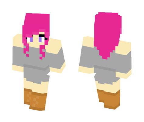 Download Pink Haired Girl Minecraft Skin For Free Superminecraftskins