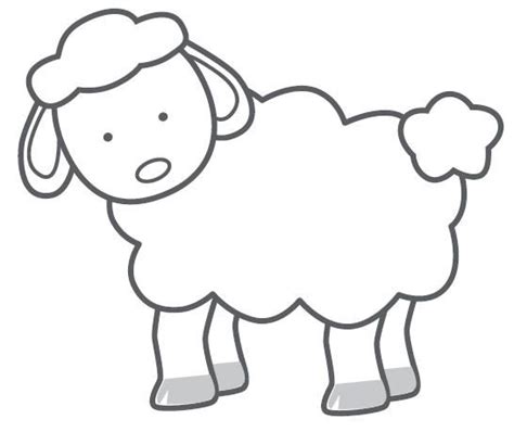 Lamb His Sheep Cutouts Clipart Clipart Sheep Week Clipartix