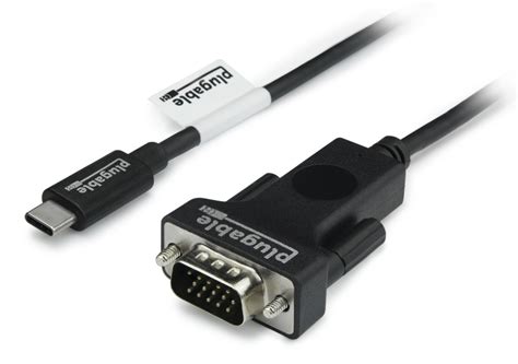 Plugable Monitor Adapter Cable USB C To VGA 6ft 1 8m Walmart Com
