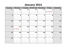 They also have large separate space available for appointment and notes. Printable 2021 Monthly Calendar Templates - CalendarLabs