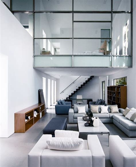 Modern Clean Polished Cement Floors Modern Home Interior Design