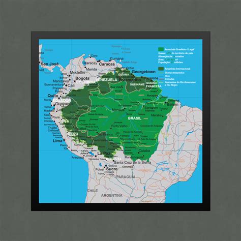 Amazonia Mapa Mundo