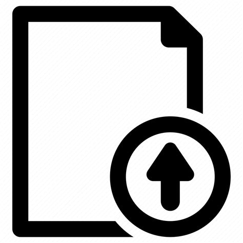 Document File Upload Icon Download On Iconfinder