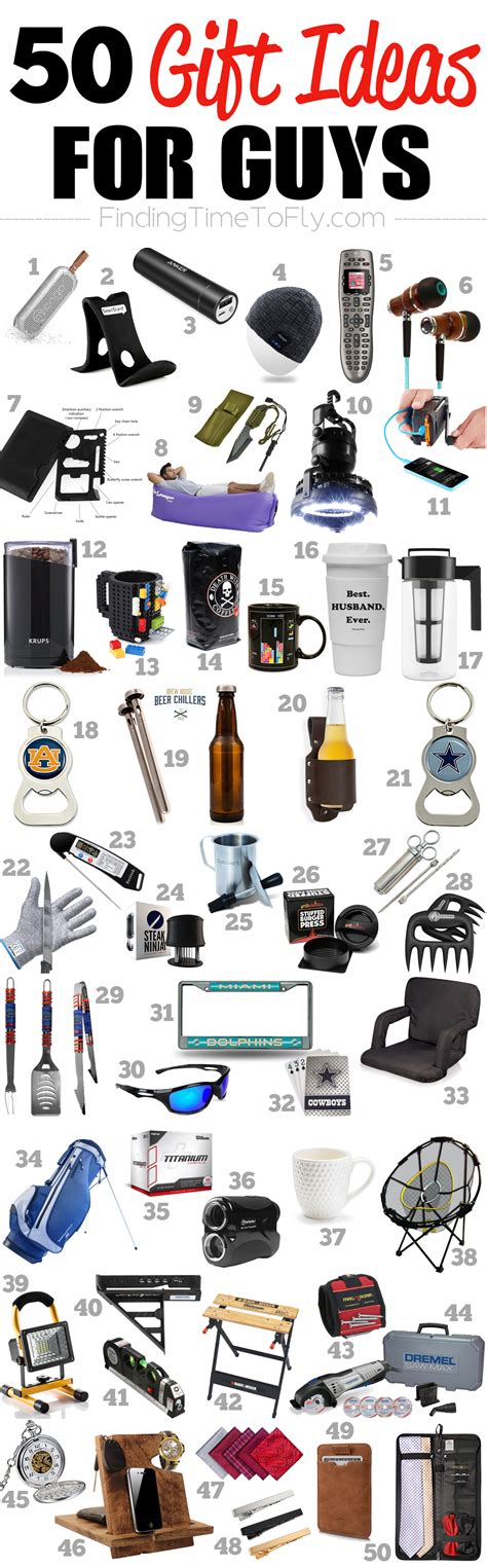 Creative gifts cool gifts unique gifts best gifts unique cards holiday fun holiday gifts christmas gifts xmas. 50 Gifts for Guys for Every Occasion - Finding Time To Fly