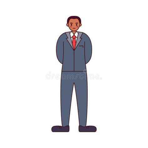 Isolated African American Business Man Stock Vector Illustration Of Office Handsome 214250379