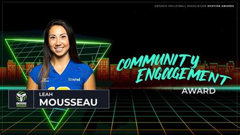 Leah Mousseau Receives 2022 Community Engagement Award