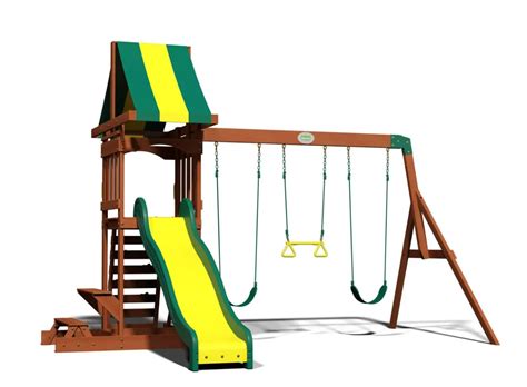Backyard Discovery 65112 Prestige Wooden Swing Set At Sutherlands