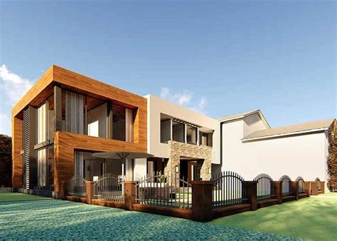 Fiber Cement Board Luxury Prefab Houses Ultra Modern Prefab Homes