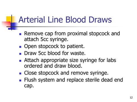 Ppt Arterial Lines Powerpoint Presentation Id6356372