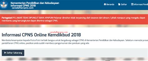 Jadwal Dan Lokasi Tes Skd Cpns Kemendikbud 2018