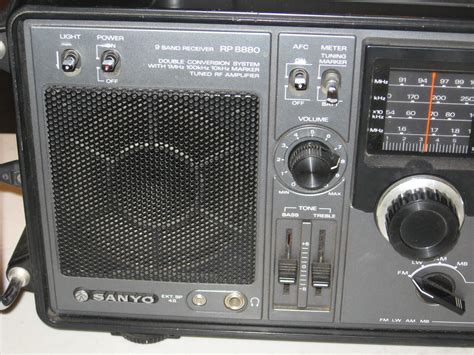 vintage sanyo rp 8880 9 band radio receiver am fm lw mw mb 5sw japan ebay