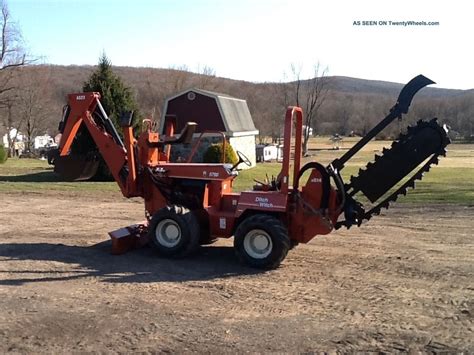 Ditch Witch 5700 Trencher Backhoe 6 Way Dozer Blade Hydrostatic Hoe Loader